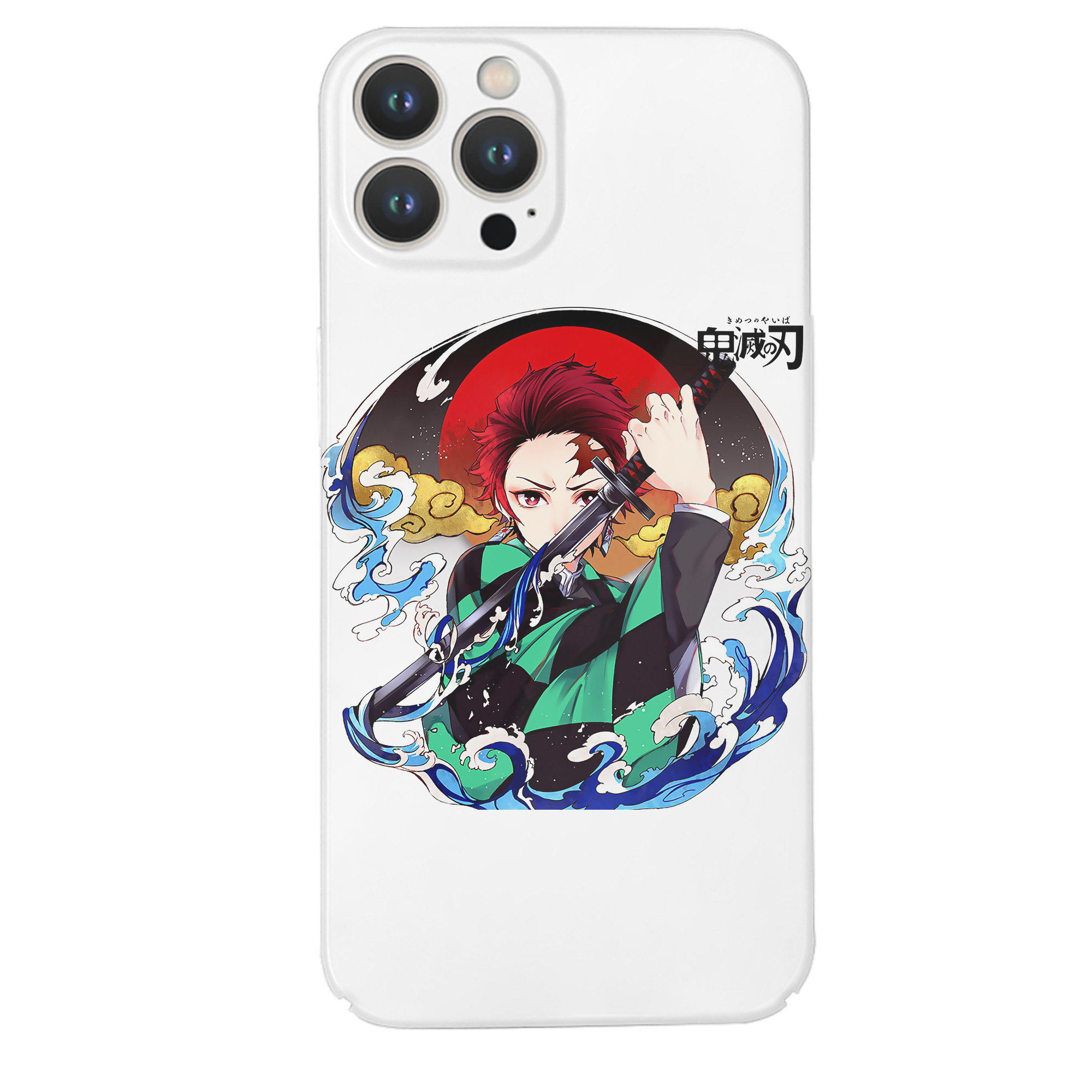 （画像用） 鬼滅の刃 竈門 炭治郎／かまど たんじろう Kamado Tanjirou 【iPhone 14シリーズ対応】ハードケース